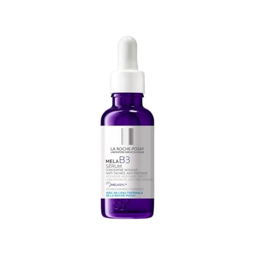 la roche posay mela b3 serum, dark spot corrector with anti ag...