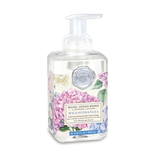 michel design works foaming hand soap, wild hydrangea