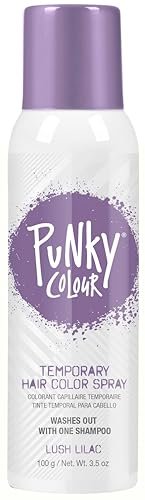punky pastel temporary hair color spray lush lilac, temporar...