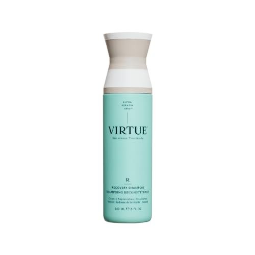virtue recovery sulfate free shampoo with keratin and baobab s...