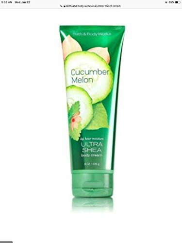 bath & body works ultra shea cream cucumber melon 8 oz