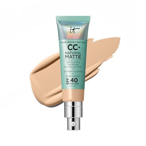 it cosmetics cc+ cream natural matte poreless full coverage...