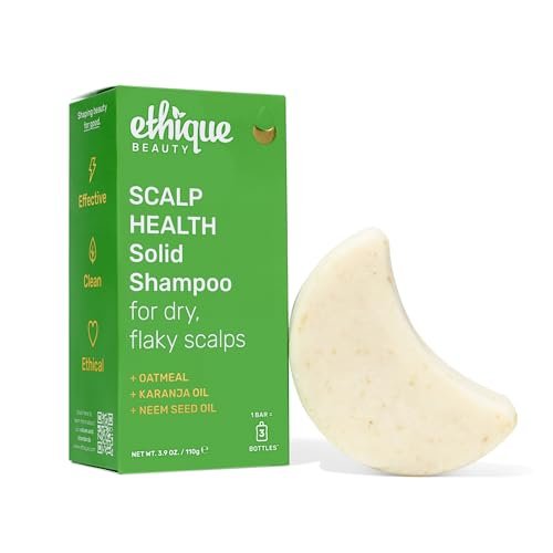 ethique scalp health shampoo bar for itchy, dry, flaky scalps...