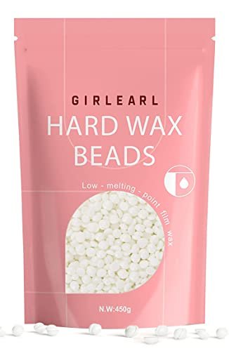 girlearle 1lb wax beads for hair removal unscented hard wax...