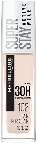 maybelline super stay full coverage liquid foundation active w...