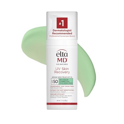 eltamd uv skin recovery green tint 100% mineral sunscreen, spf...