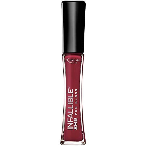 l’oreal paris makeup infallible 8 hour hydrating lip gloss, gl...