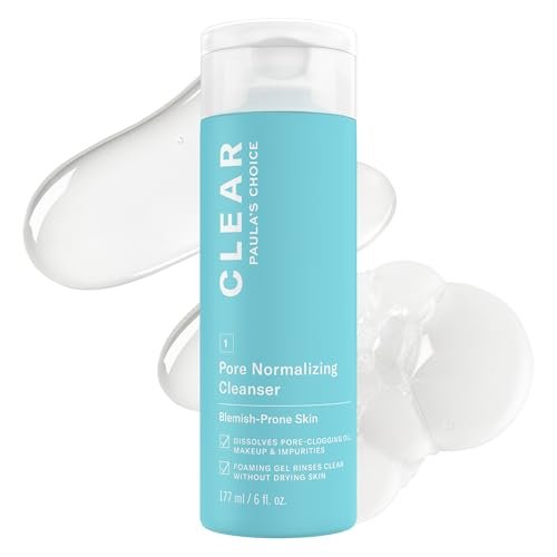paula's choice clear pore normalizing facial cleanser, acne da...