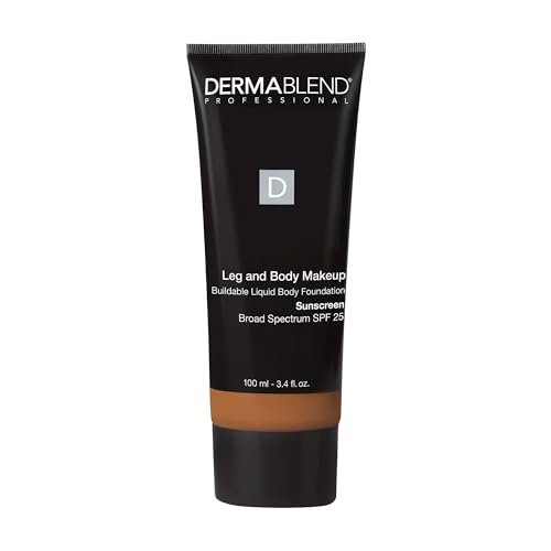 dermablend leg and body makeup foundation with spf 25, 65n tan...