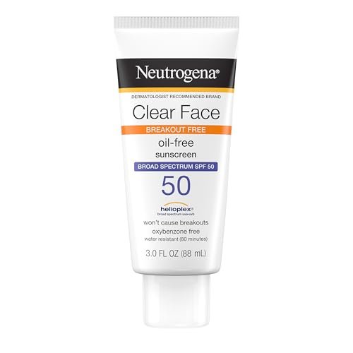 neutrogena clear face sunscreen lotion for acne prone skin, br...