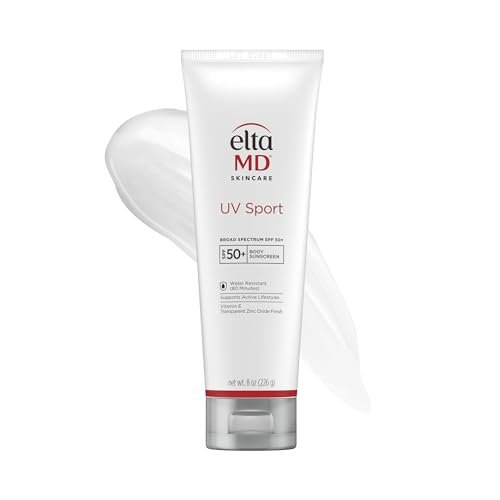 eltamd uv sport sunscreen lotion, spf 50 body sunscreen, water...