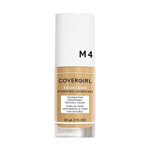 covergirl trublend liquid foundation, m4 sand beige, 1 fl oz