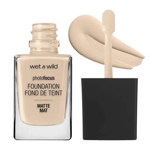 wet n wild photo focus matte liquid foundation neutral soft iv...