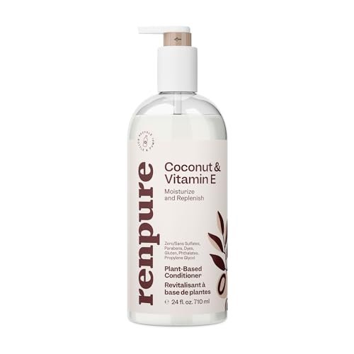 renpure, conditioner coconut vitamin e, 24 ounce
