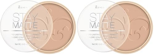 rimmel london stay matte 004 sandstorm pressed powder, lig...