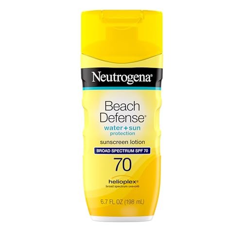 neutrogena sunscreen lotion beach defense spf 70, face & body...