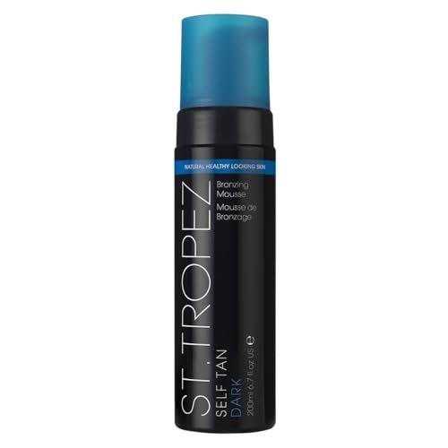 st.tropez self tan dark bronzing mousse for rich, dark, natura...
