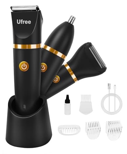 ufree bikini trimmer electric razors for women, rechargeable p...