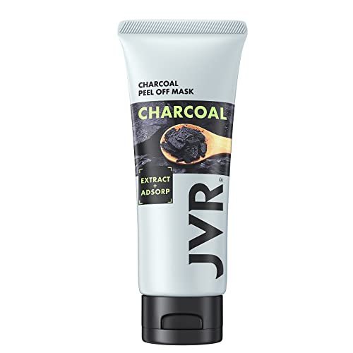 jvr peel off face mask, charcoal peel off black mask, facial m...