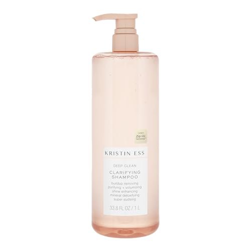 kristin ess clarifying detox shampoo for oily hair, build up +...