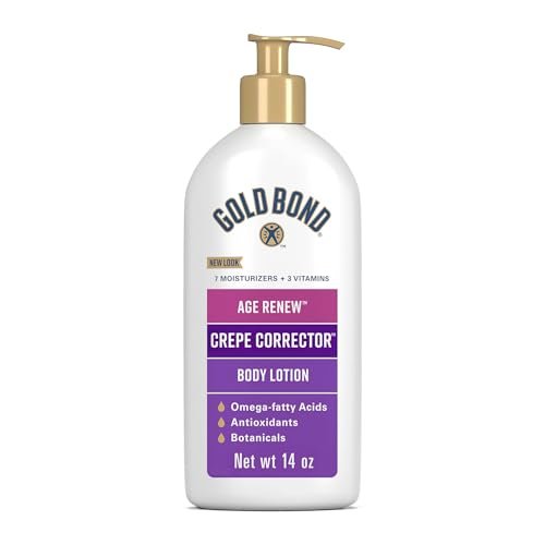 gold bond age renew crepe corrector body lotion, replenishing...