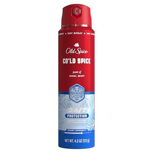 old spice antiperspirant spray for men, 24/7 sweat & odor prot...