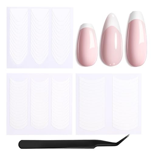 beetles french manicure nail art stickers 30 sheets french tip...