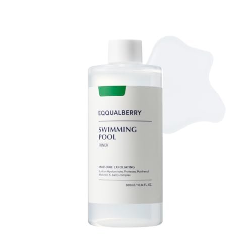 eqqualberry swimming pool toner korean toner for daily exfol...