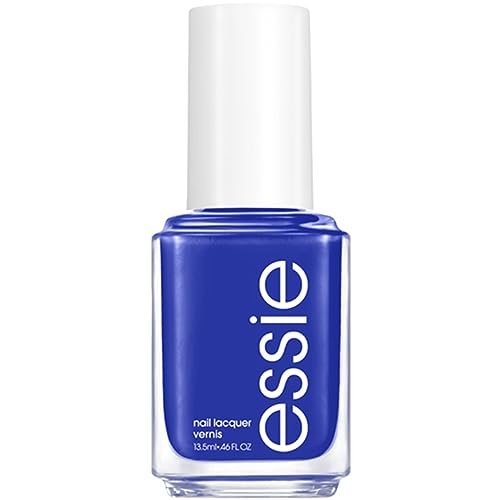essie salon quality nail polish, vegan, bright blue, butler pl...