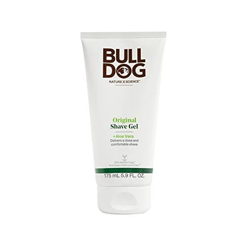 bulldog mens skincare and grooming original shave gel, 5.9 ounce