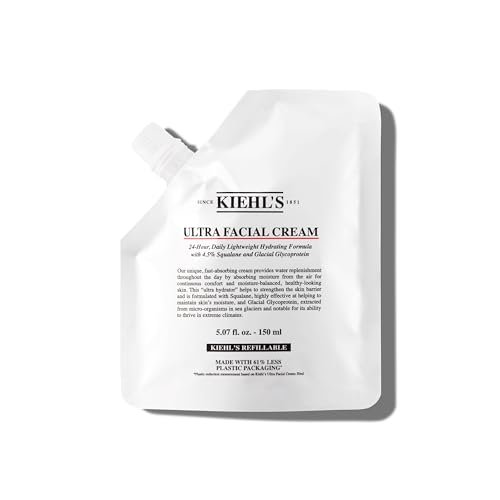kiehl's ultra facial cream moisturizer, daily lightweight face...
