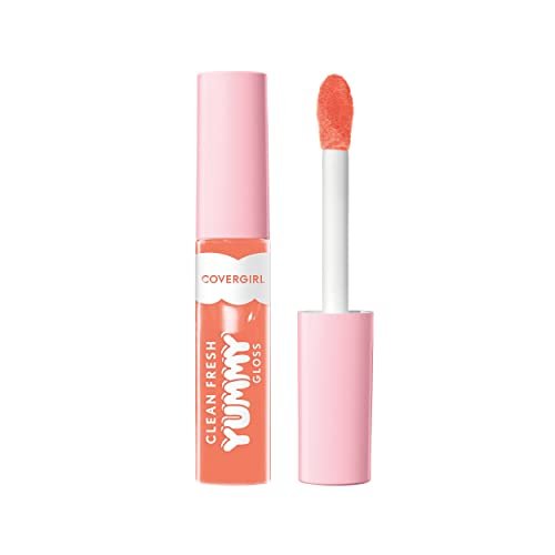covergirl clean fresh yummy lip gloss, sheer, natural scents,...