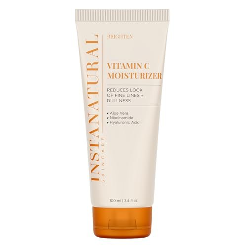 instanatural vitamin c moisturizer face cream, brightens and r...