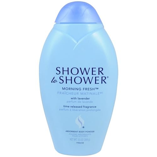 shower to shower morning fresh body powder with lavender for m...