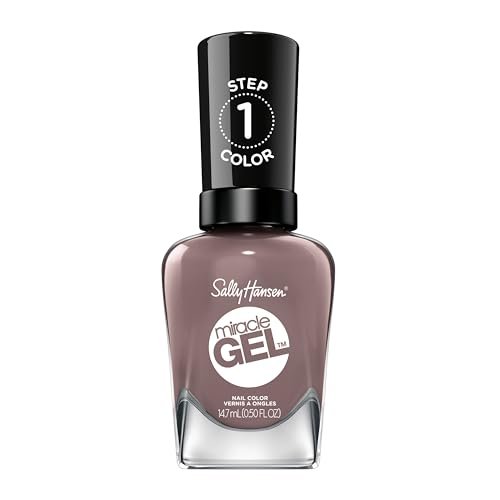 sally hansen miracle gel salon quality nail polish | gel like...