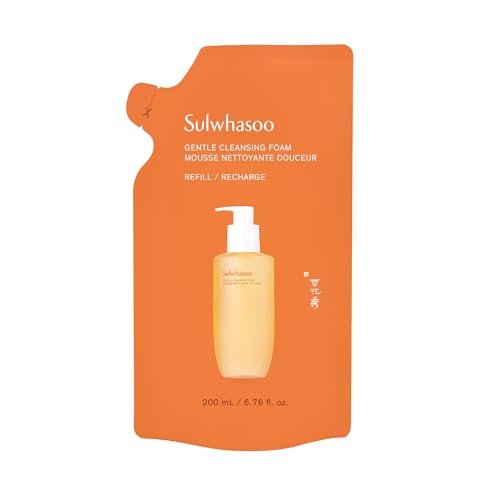 sulwhasoo gentle cleansing foam – hydrating daily gel to foam...