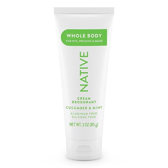 native whole body deodorant cream contains naturally derived i...