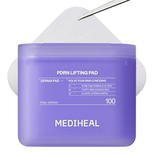 mediheal toner pads 100 count pdrn stretchable lifting pads...