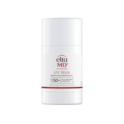 eltamd uv stick sunscreen for face and body, mineral spf 50+ f...