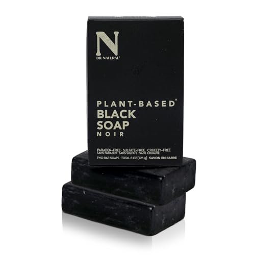 dr. natural black bar soap gentle moisturizing soap bar an...