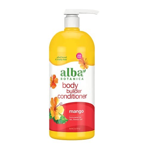 alba botanica body builder conditioner, mango, 32 oz