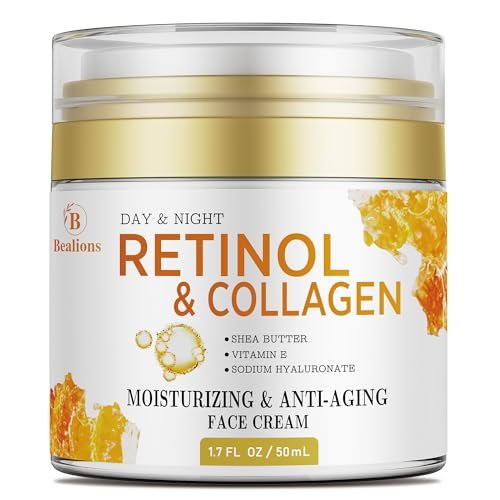 retinol cream for face anti aging: wrinkle cream for face neck...