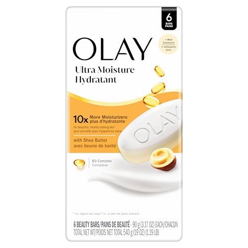 olay beauty bar, ultra moisture,10x more moisturizers, nourish...