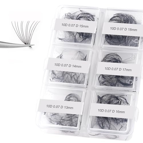 fadlash premade fans eyelash extensions 300pcs 10d premade las...