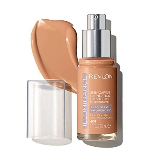 revlon illuminance skin caring liquid foundation, hyaluronic a...