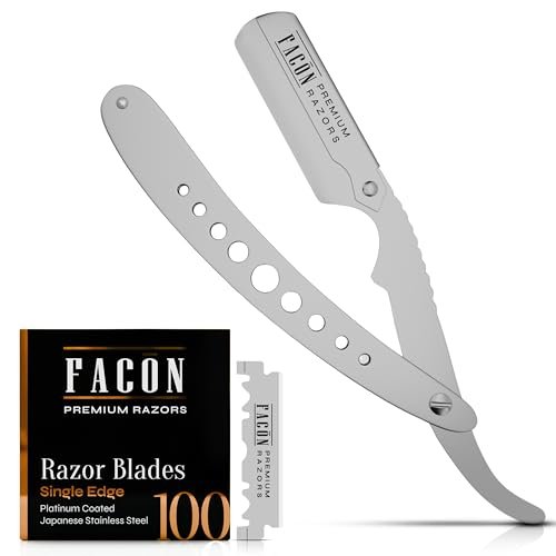 facón straight razors for men professional barber straight e...