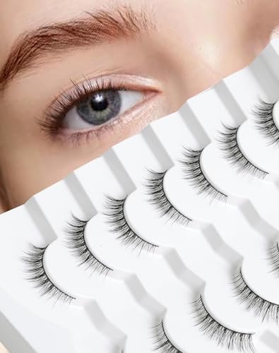 onlyall natural lashes wispy lashes natural look false eyelash...