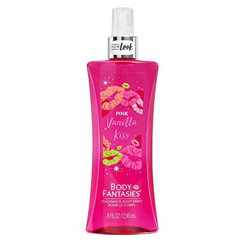 body fantasies signature fragrance body spray, pink vanilla ki...