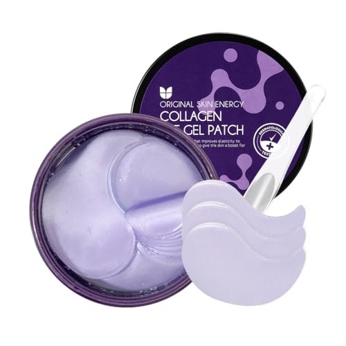 mizon marine collagen eye gel patch with hydrolyzed collagen,...
