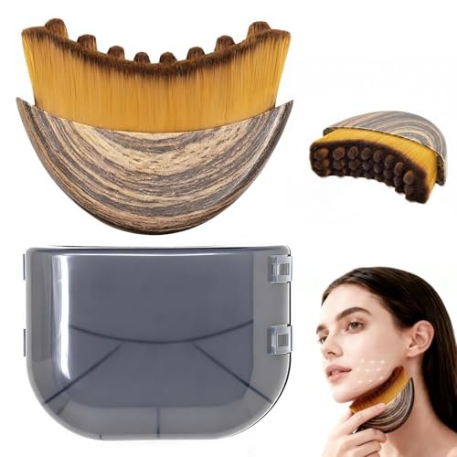lymphatic contour face brush, manual lymphatic drainage massag...
